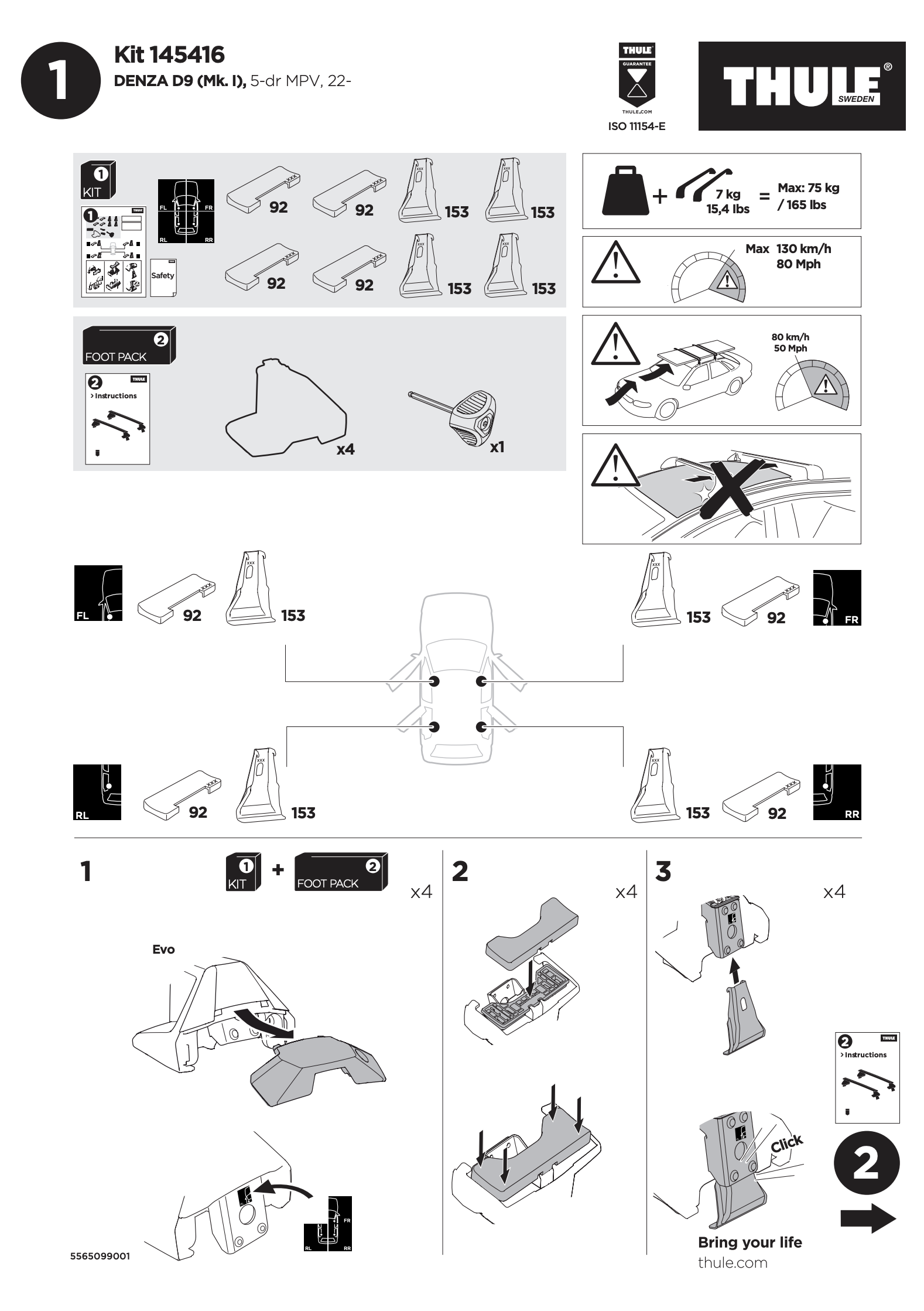 Kit Thule 145416