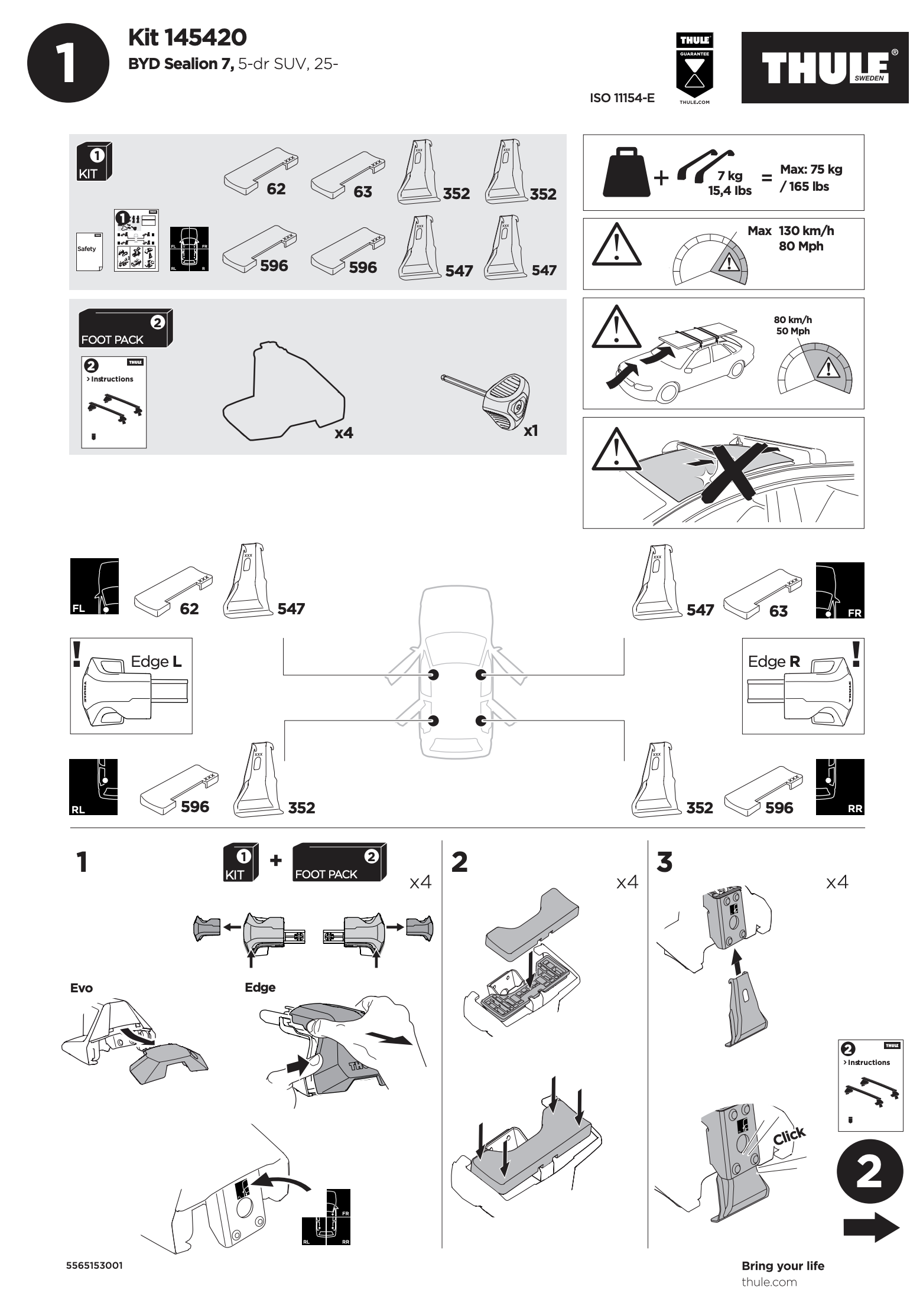 Kit Thule 145420