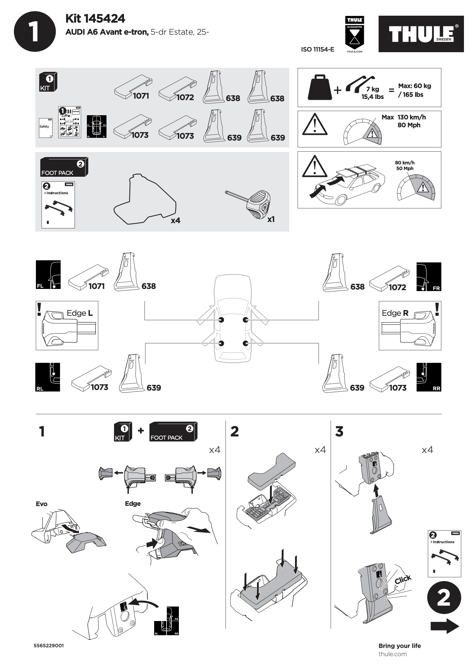 Kit Thule 145424