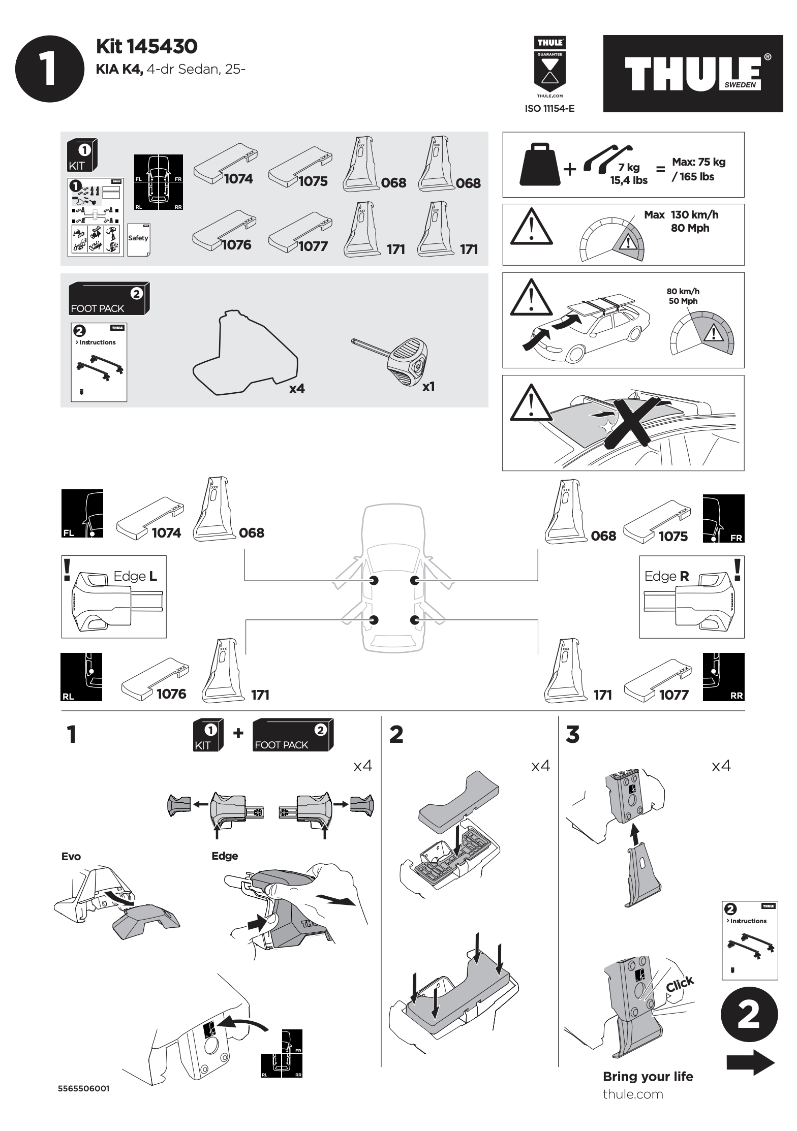 Kit Thule 145430
