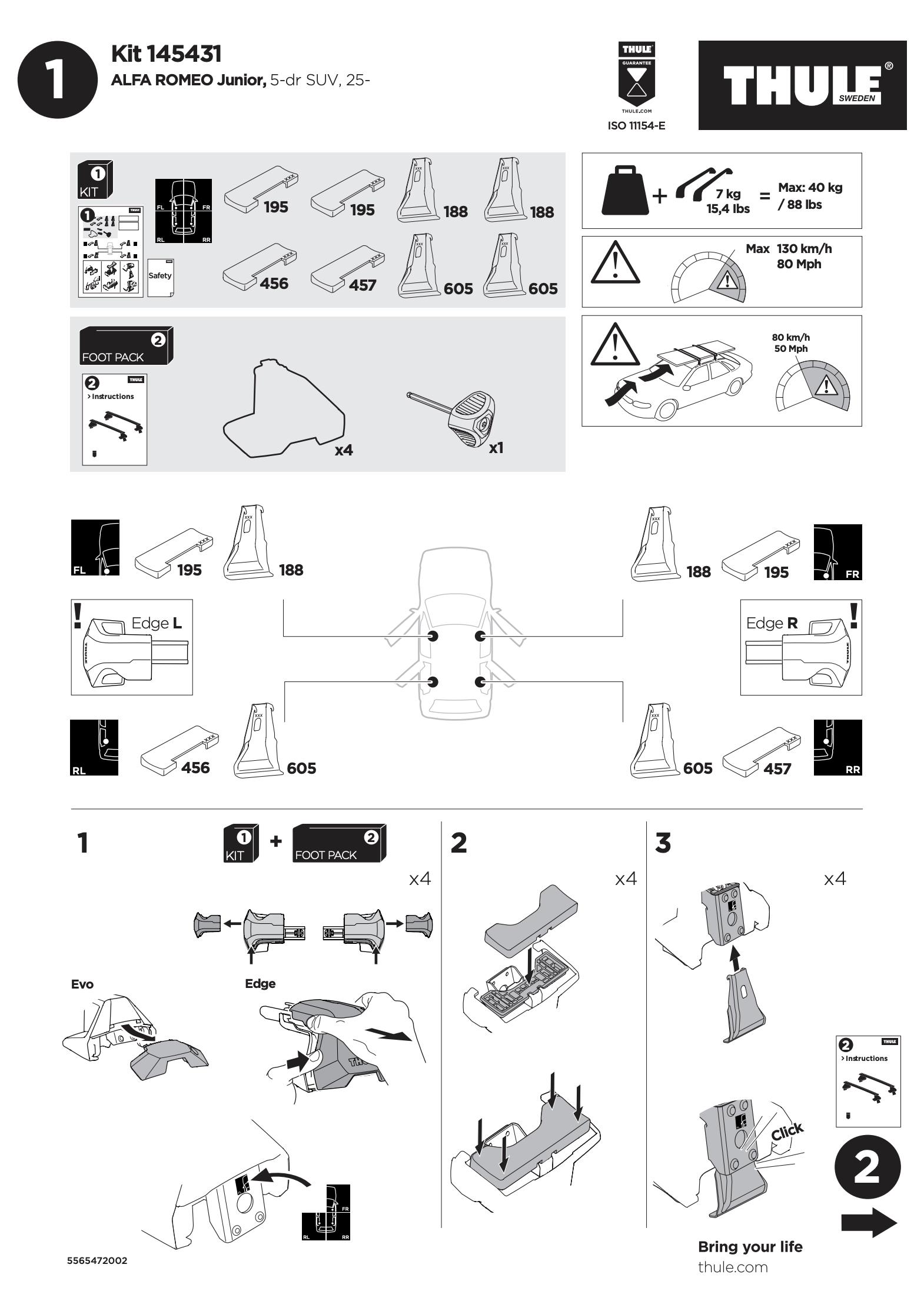 Kit Thule 145431