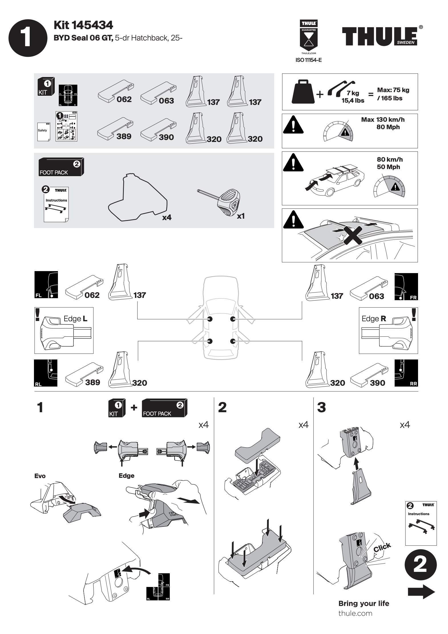 Kit Thule 145434