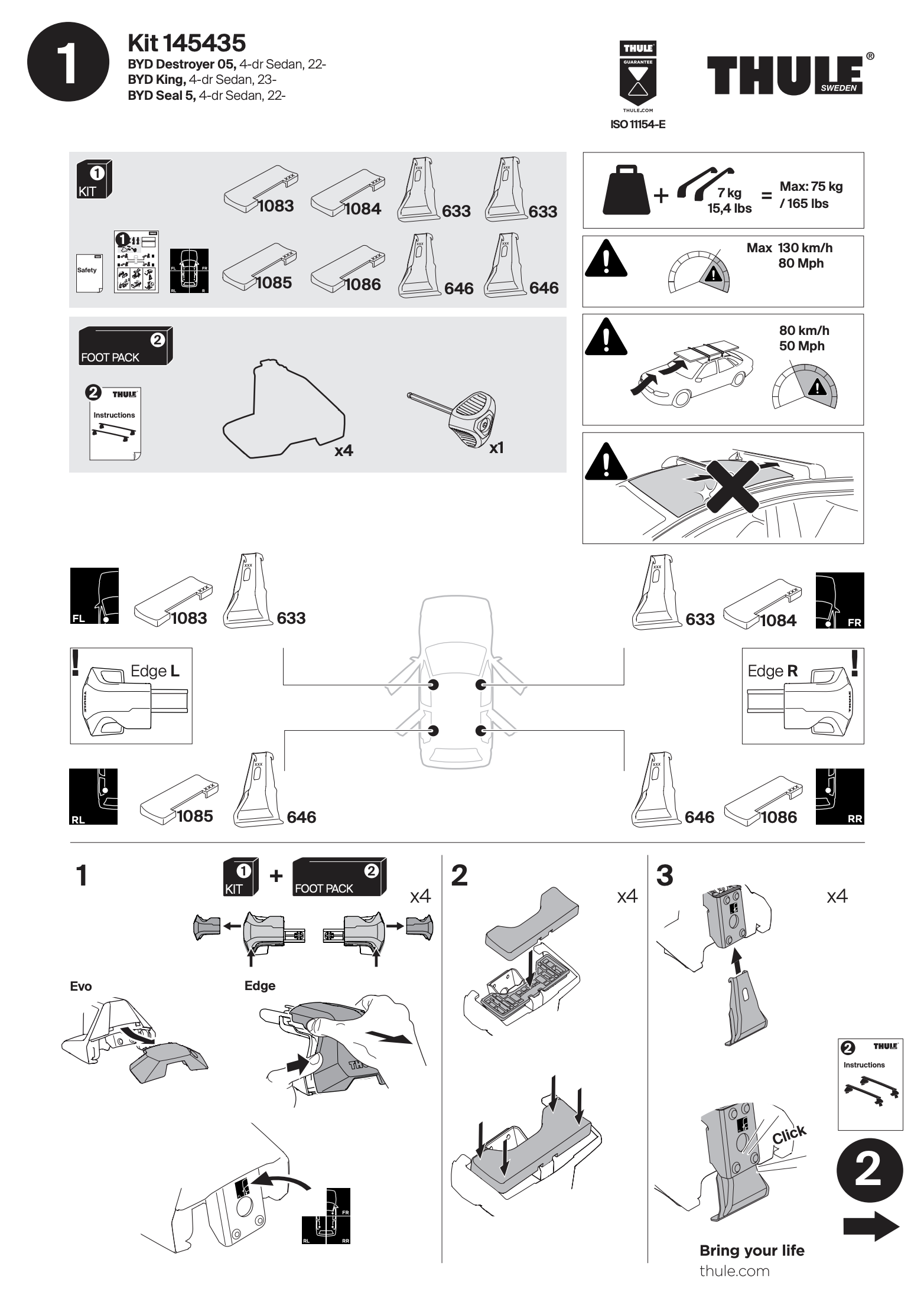 Kit Thule 145435