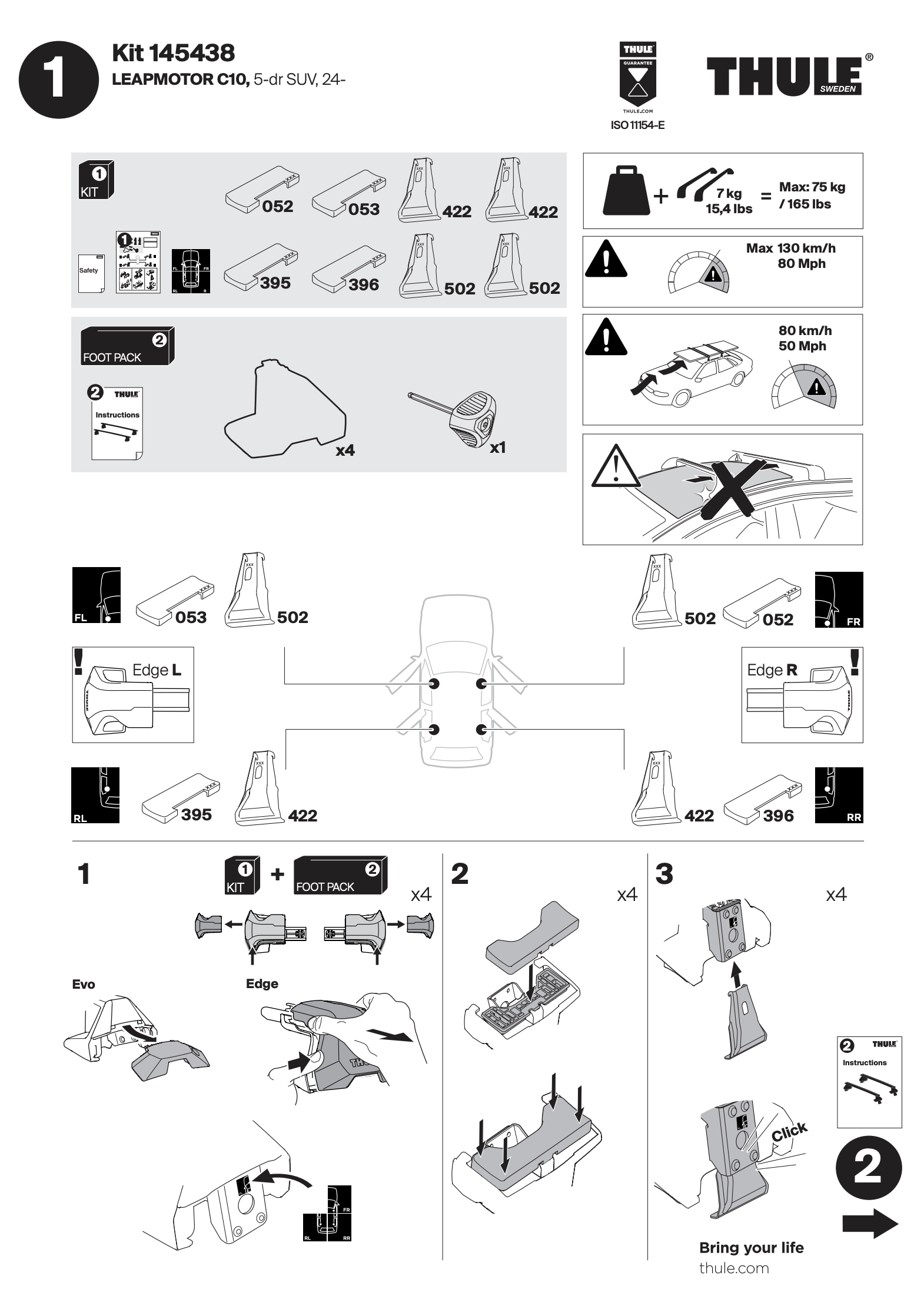 Kit Thule 145438