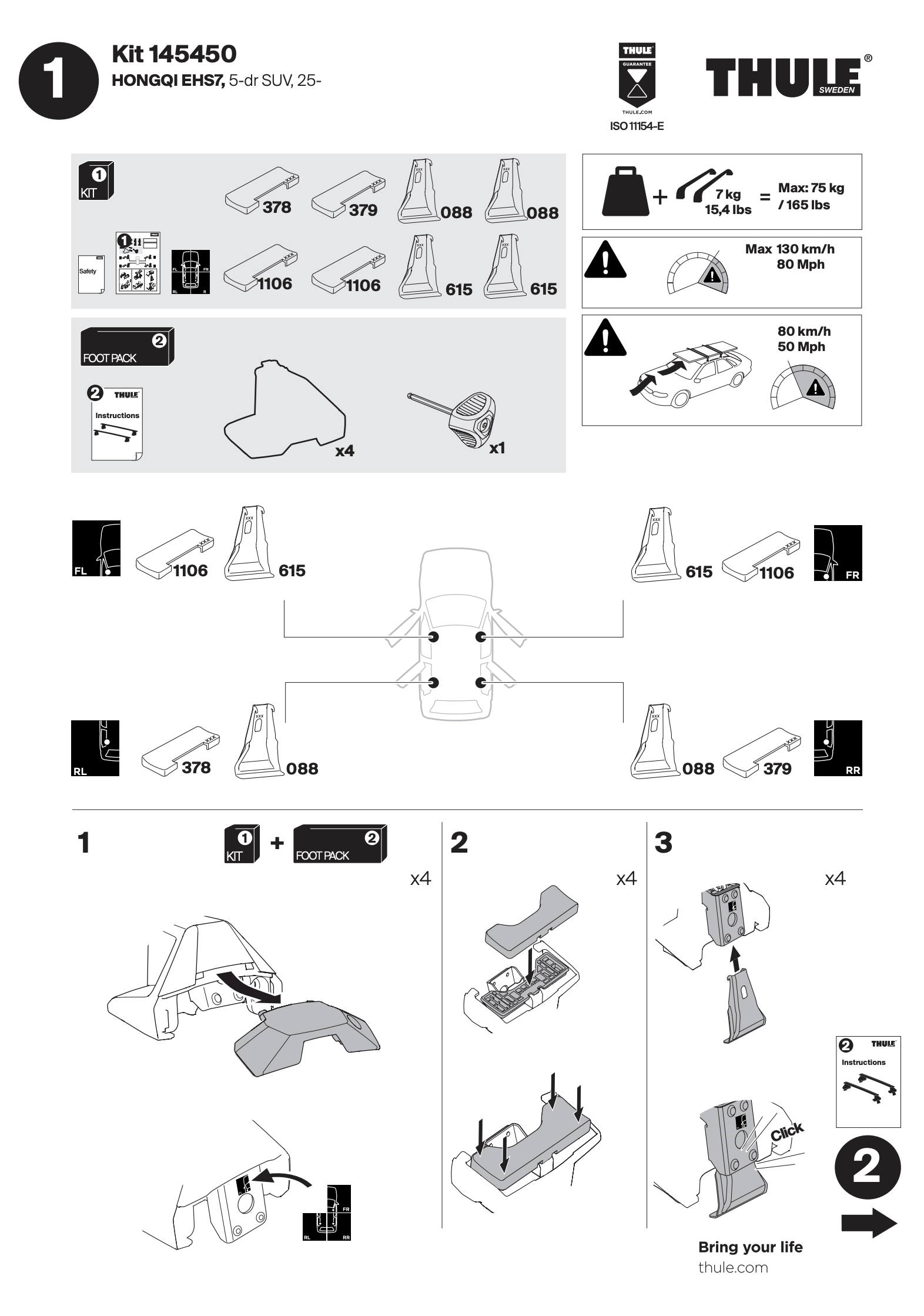 Kit Thule 145450