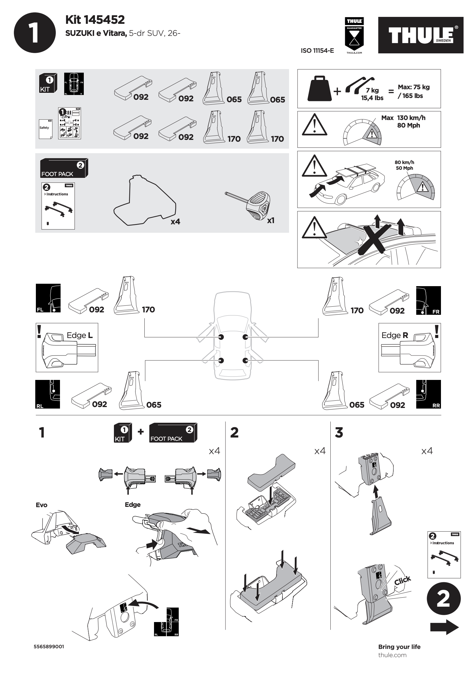 Kit Thule 145452