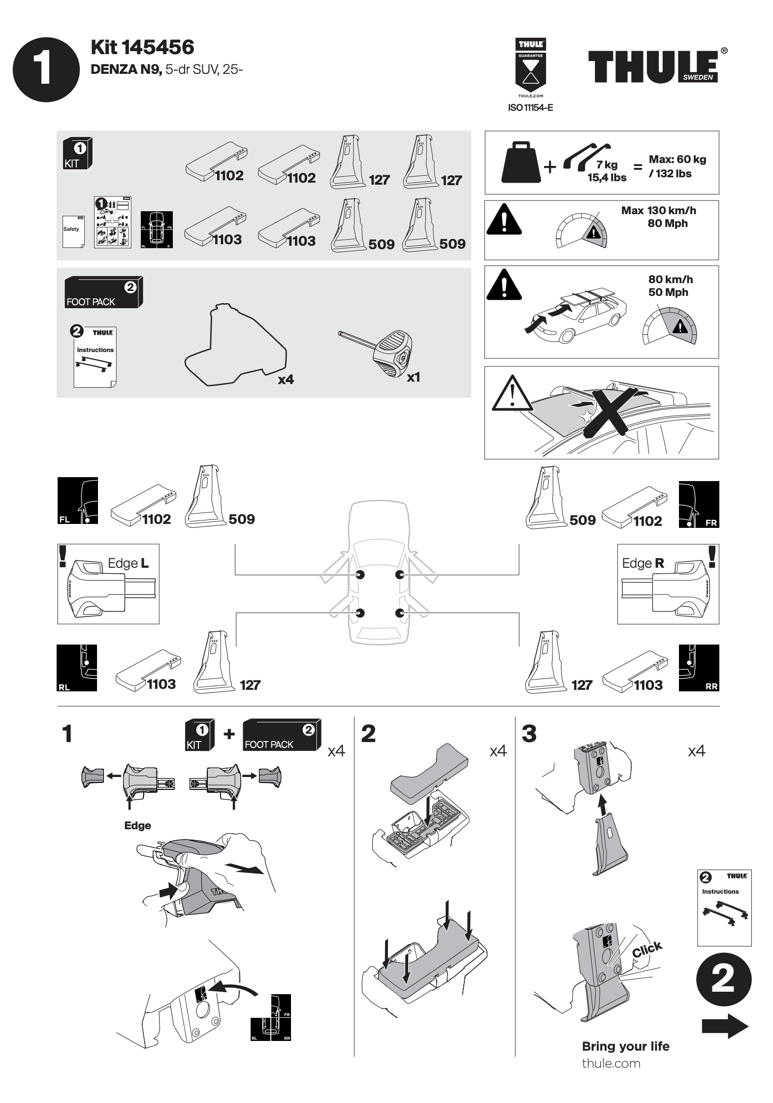 Kit Thule 145456