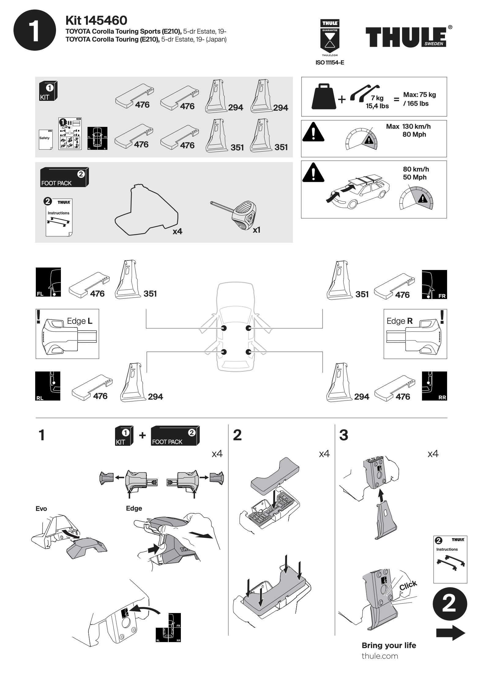 Kit Thule 145460