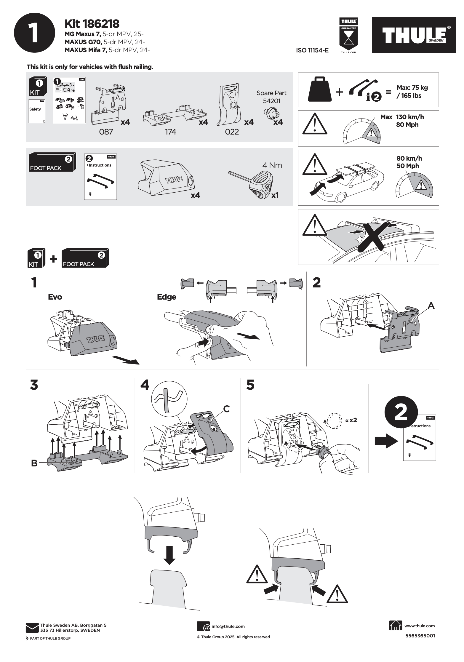 Kit Thule 186218