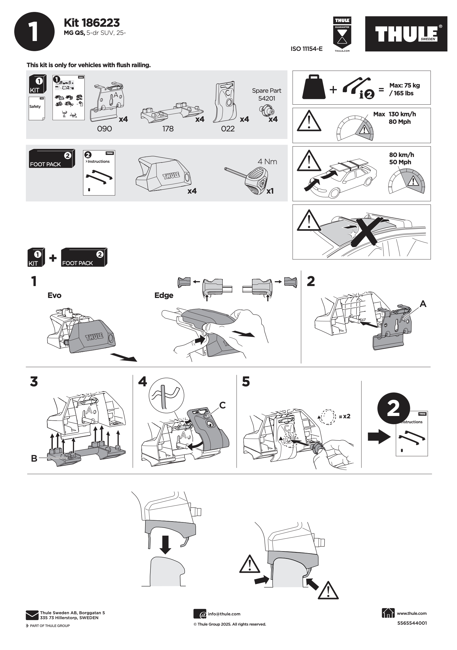 Kit Thule 186223
