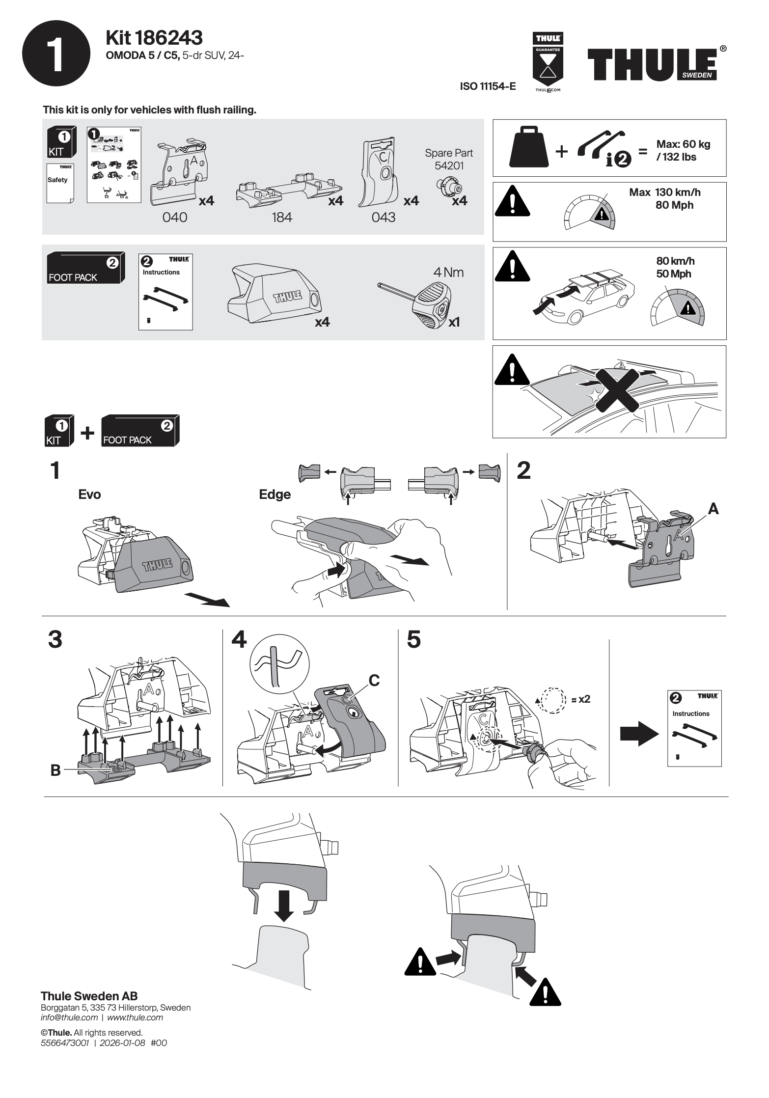 Kit Thule 186243