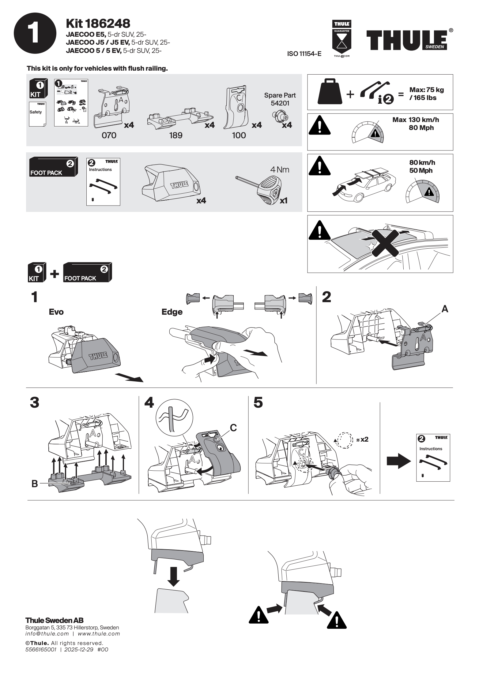 Kit Thule 186248