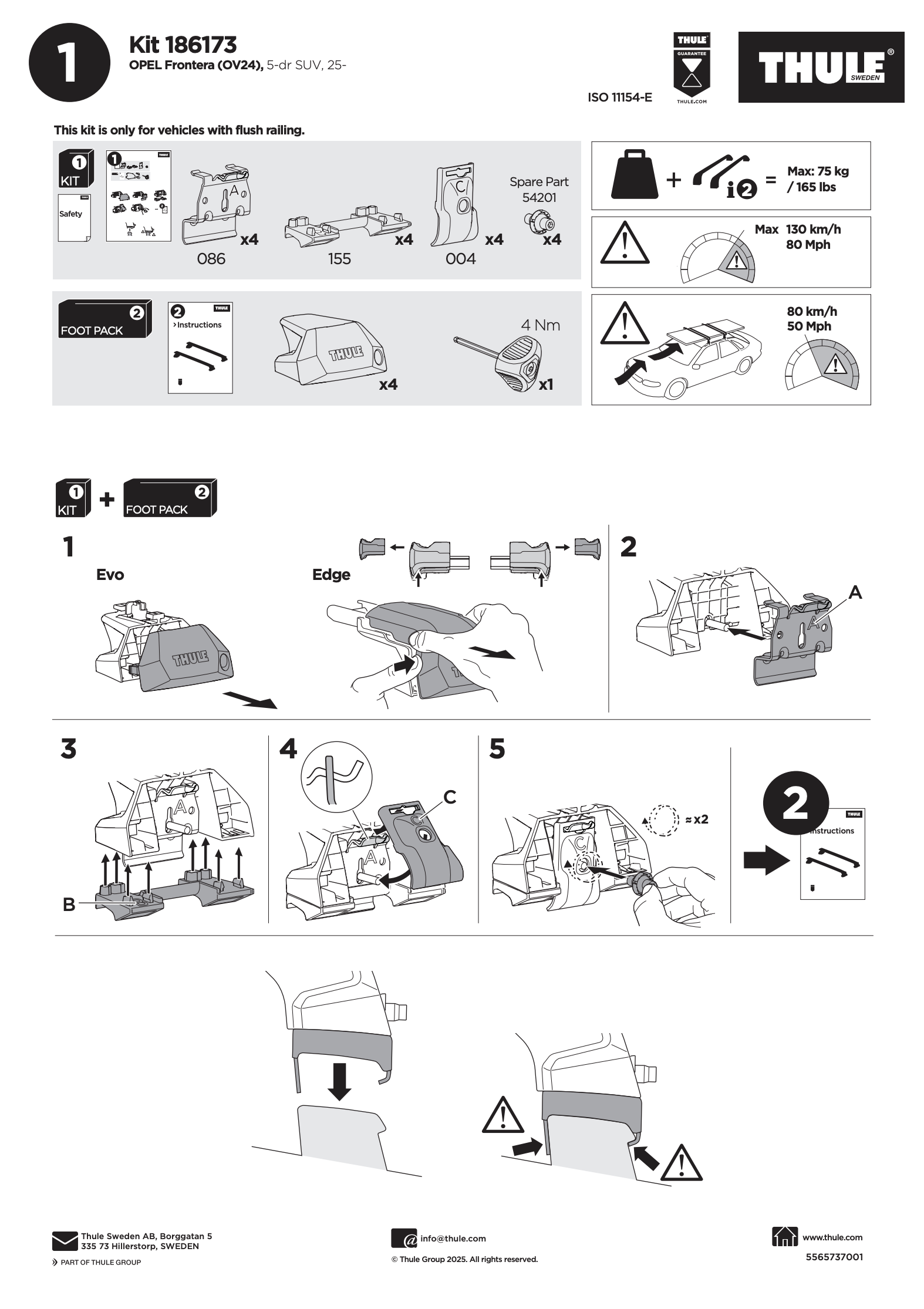 Kit Thule 186173
