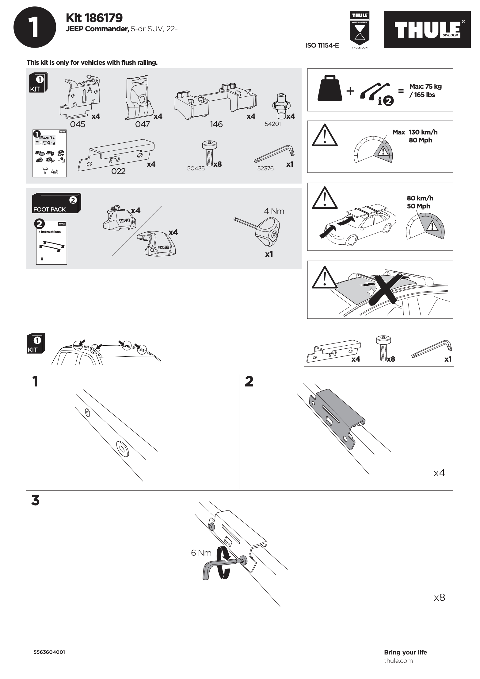 Kit Thule 186179