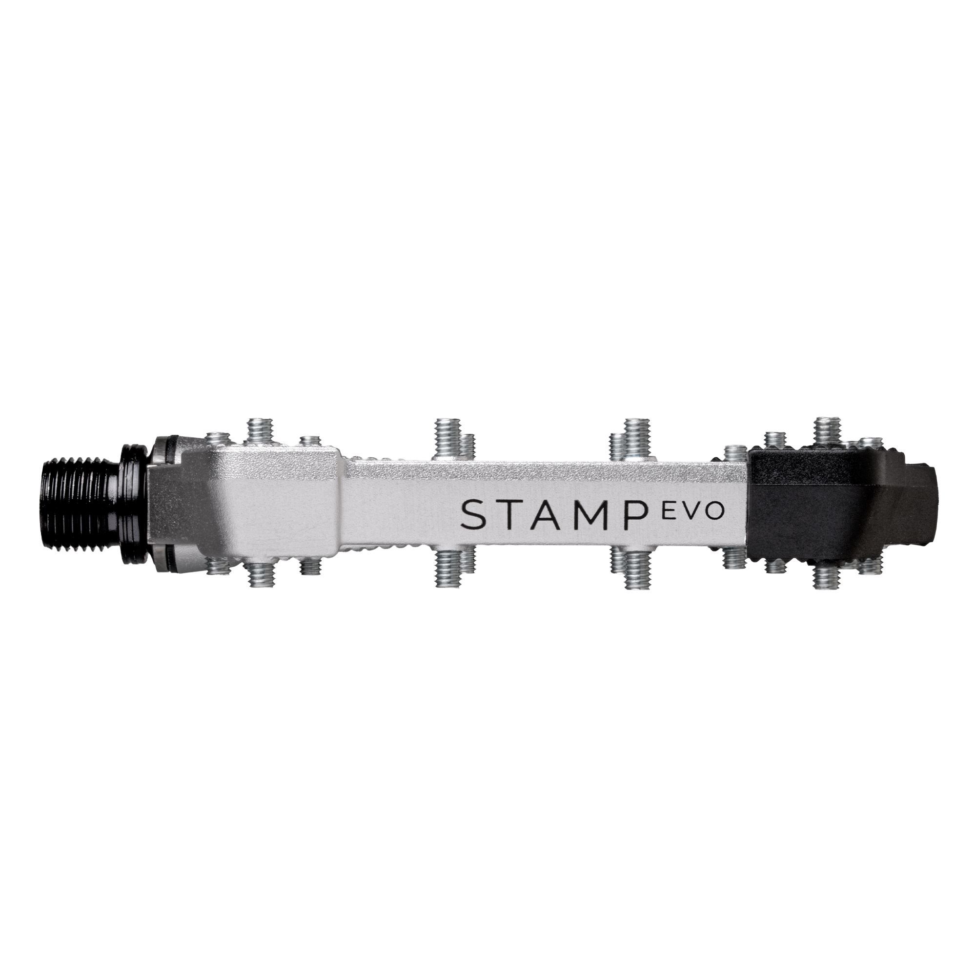 Pedale Crankbrothers Stamp EVO Large Argintiu – față