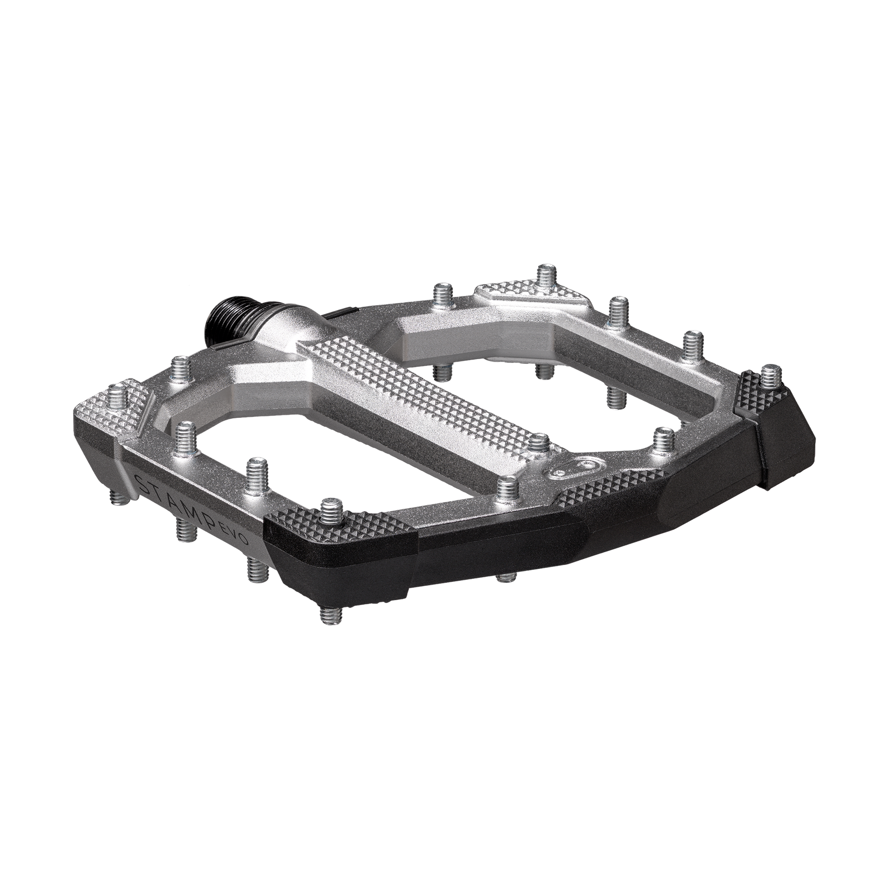 Pedale Crankbrothers Stamp EVO Small Argintiu – perspectivă