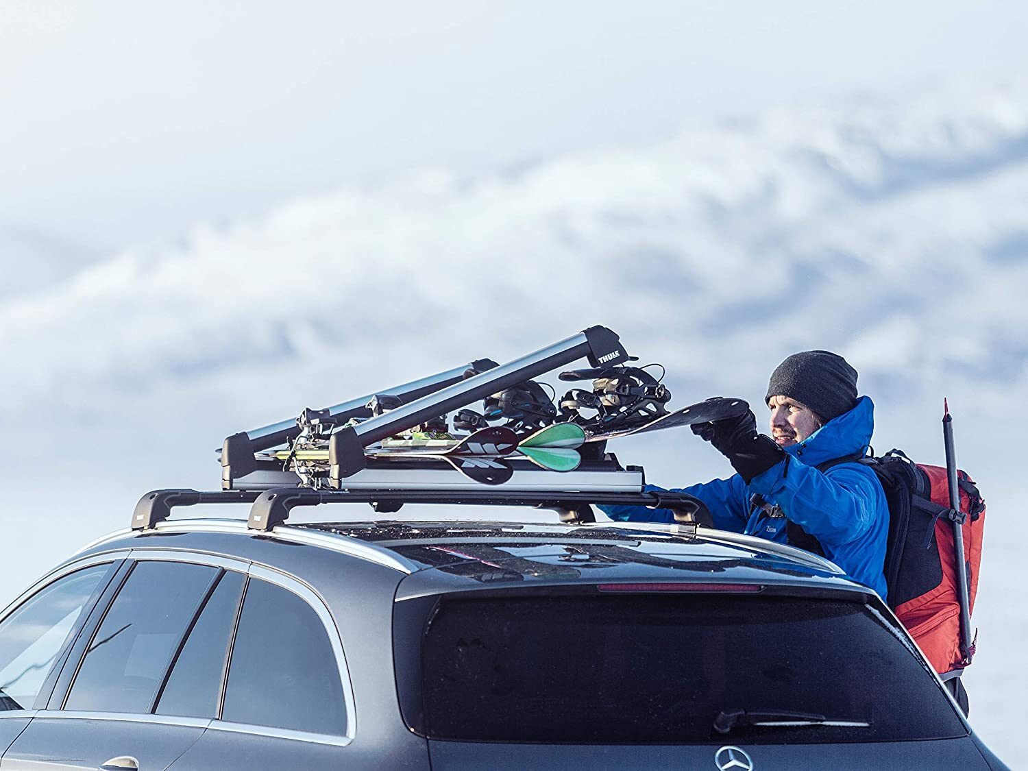 Suport Auto Schiuri Thule 7324 SnowPack 4 Perechi 5 1