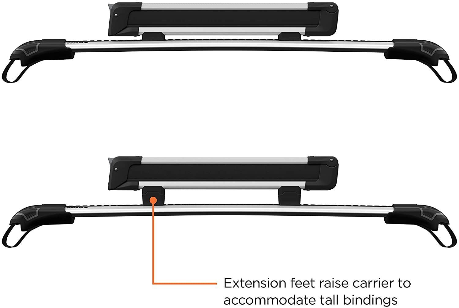 Suport Auto Schiuri Thule 7324 SnowPack 4 Perechi 6 3