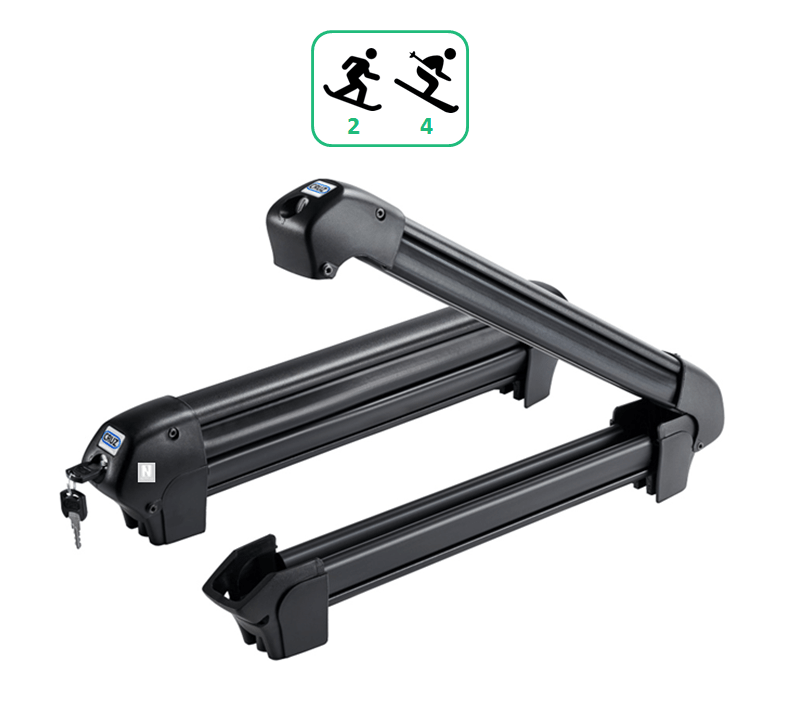 Suport Schi Auto Cruz Ski Rack 4 pentru bare transversale 1