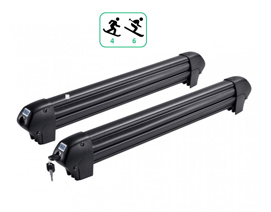 Suport Schi Auto Cruz Ski Rack 6 pentru bare transversale 4