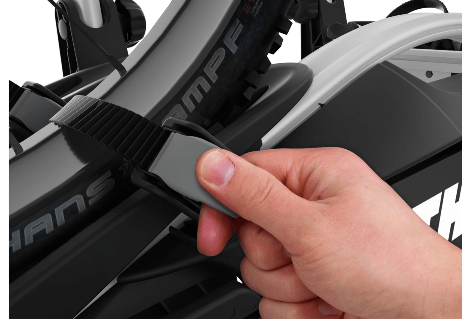 Suport biciclete Thule VeloCompact 924 cu prindere pe carligul de remorcare pentru 2 biciclete 13 pin6