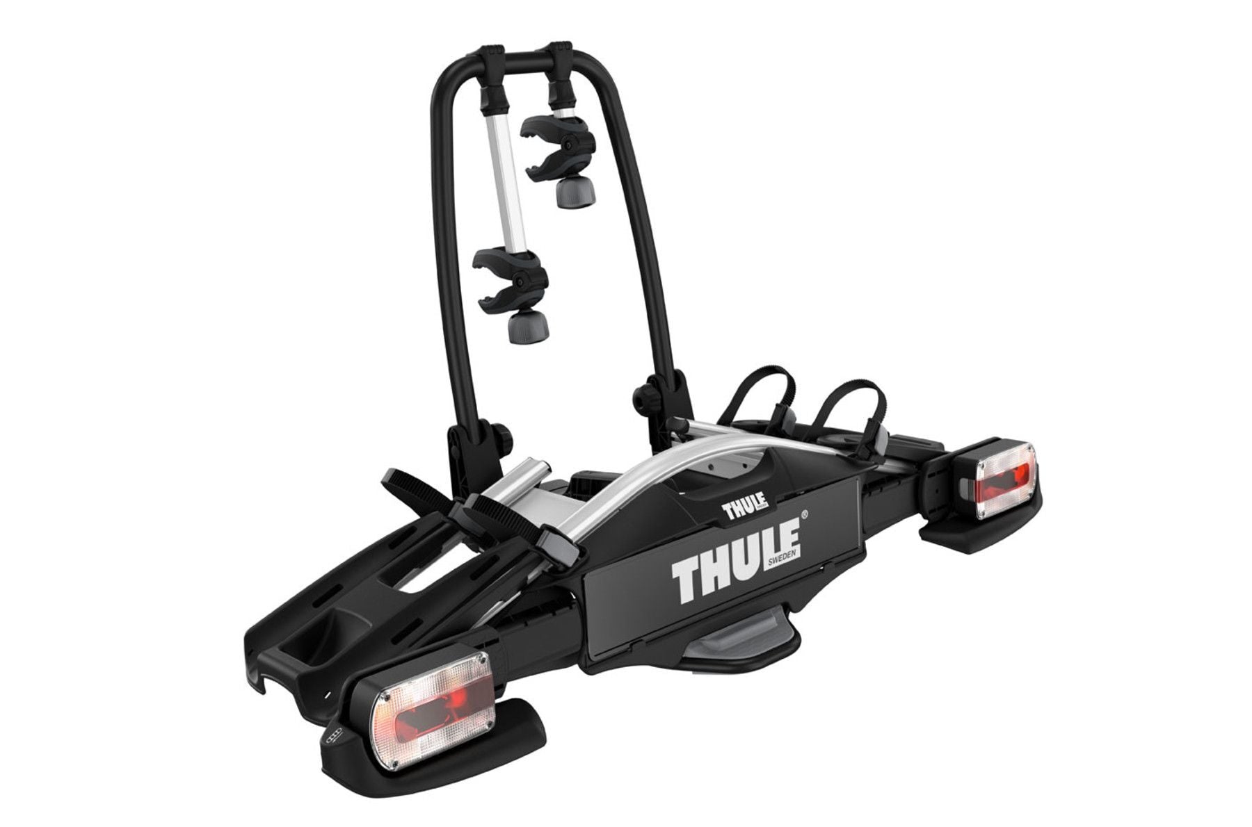 Suport biciclete Thule VeloCompact 925 cu prindere pe carligul de remorcare pentru 2 biciclete