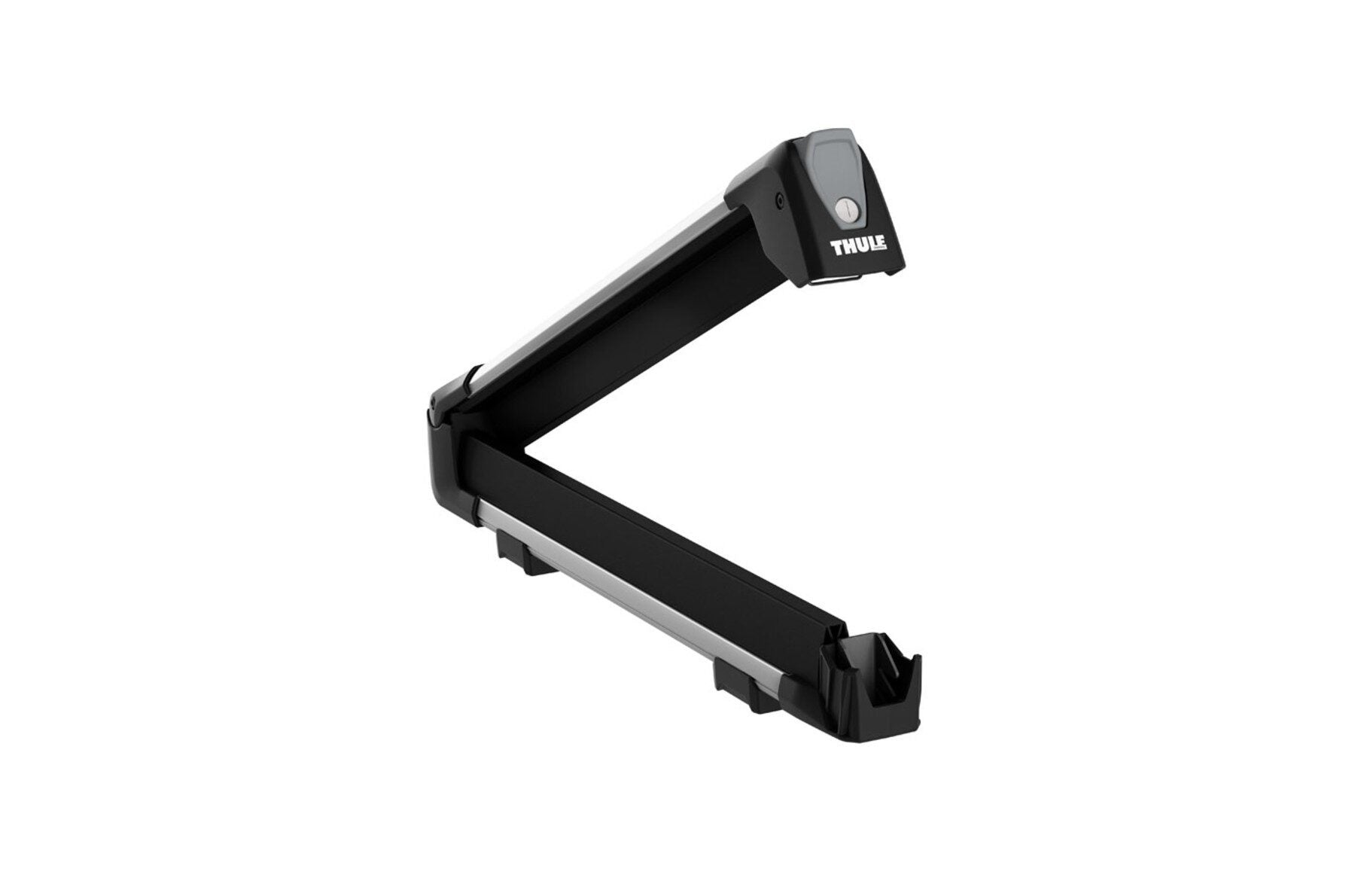 Suport schiuri Thule SnowPack 7322 cu prindere pe bare transversale din aluminiu cu profil T2