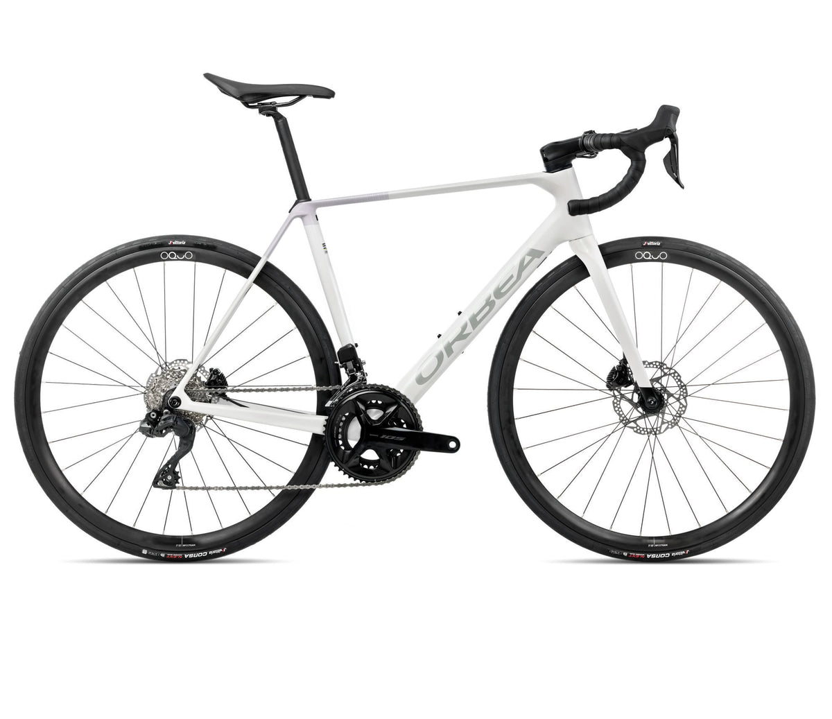 Bicicletă șosea ORBEA ORCA M35i - Iris White (Gloss) - Lilac (Matt)