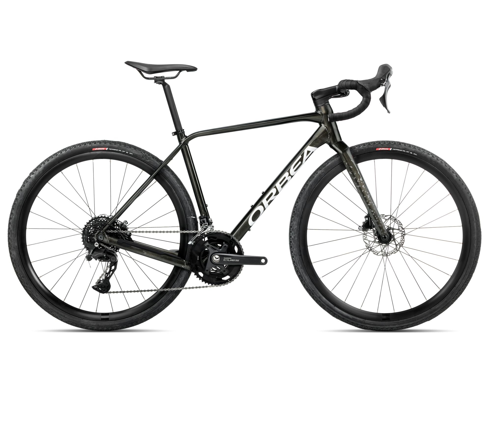 Gravel Bike ORBEA TERRA H40 1 L Infinity Green-Ivory White (Gloss)