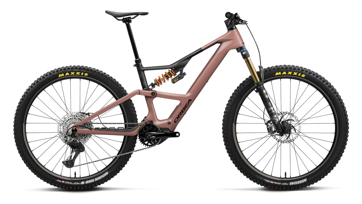 ORBEA Rise LT M-TEAM - Desert Rose - Carbon Raw (Matt)
