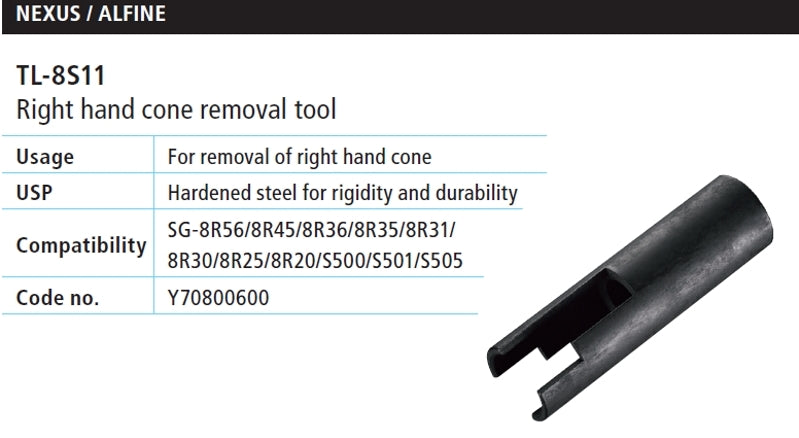 TL-8S11 Scula pentru Demontarea Conului Dreapta SHIMANO