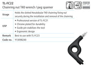 TL-FC22 Cheie SHIMANO Hexalobular T-40