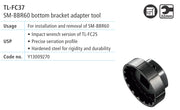 TL-FC37 Cheie SHIMANO pt. Montat/Demontat BB-R60