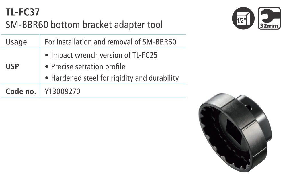 TL-FC37 Cheie SHIMANO pt. Montat/Demontat BB-R60