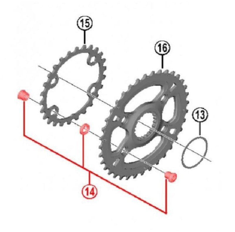 Suruburi de Fixare FC-M8100(4 Sets)