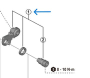 Suport de Prindere pe Urechea de Schimbator SHIMANO RD-R7150