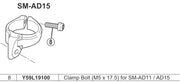 Suruburi de Colier SHIMANO FD-MC12 M5 X 17.5