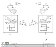 Unitate de Schimbare A Vitezelor SHIMANO SL-M980-I Stanga