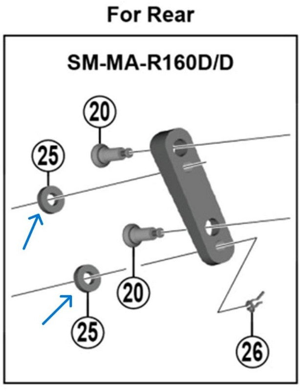 Saiba SHIMANO SM-MAR160D pentru Adaptor R160
