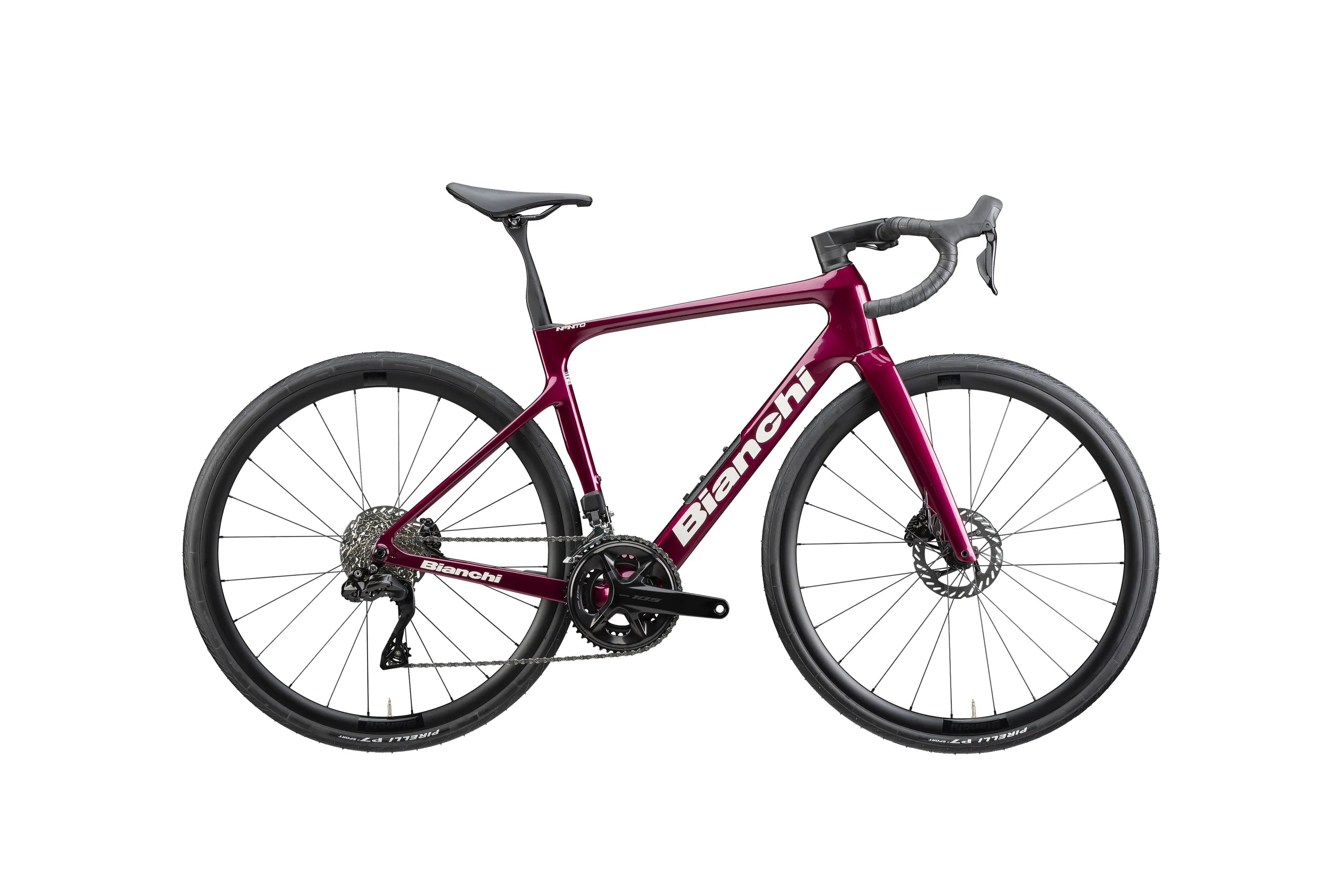 Bicicletă șosea BIANCHI INFINITO - 105 Di2 - Carbon 2026