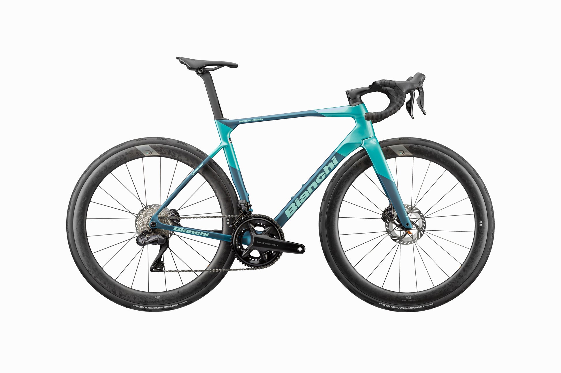 Bianchi Specialissima PRO 2027 - Petrolio Celeste (Petrolio / Celeste Metallico, logo CK16)