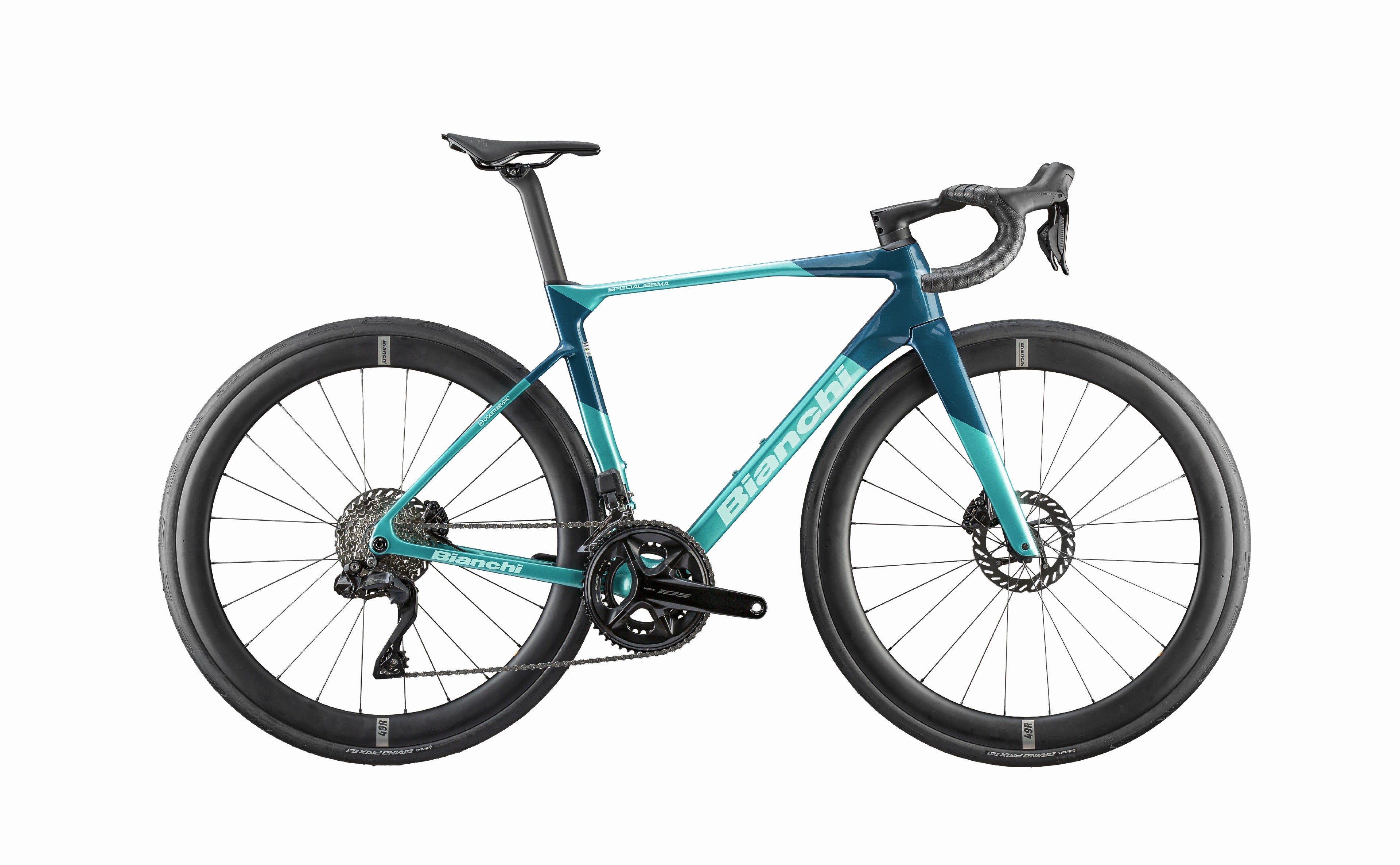 Bianchi Specialissima 2027 - Celeste (Celeste Metallico / Celeste Scuro, logo CK16)