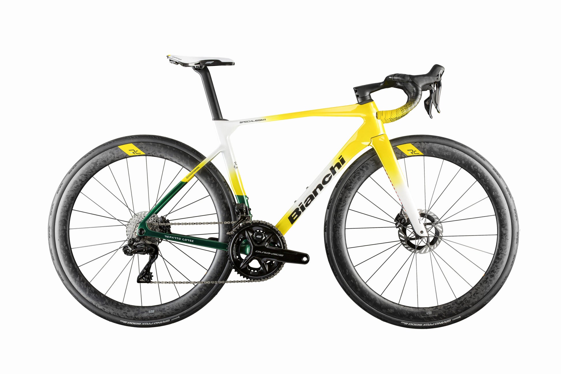 Bianchi Specialissima Tour de France 2027 - editie limitata, vedere laterala