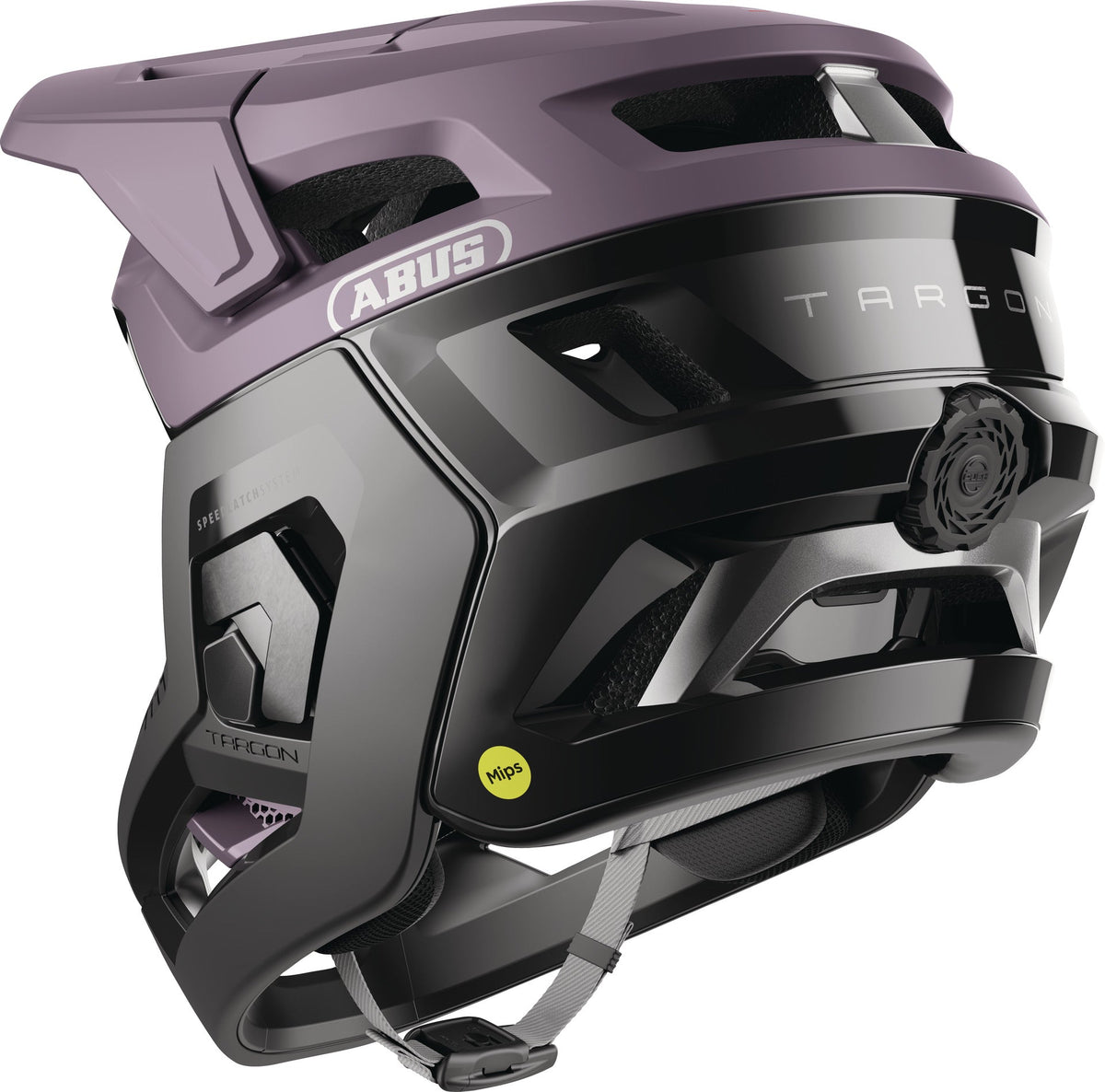 ABUS Targon MIPS Ash Purple - trei sferturi spate [ash-purple]