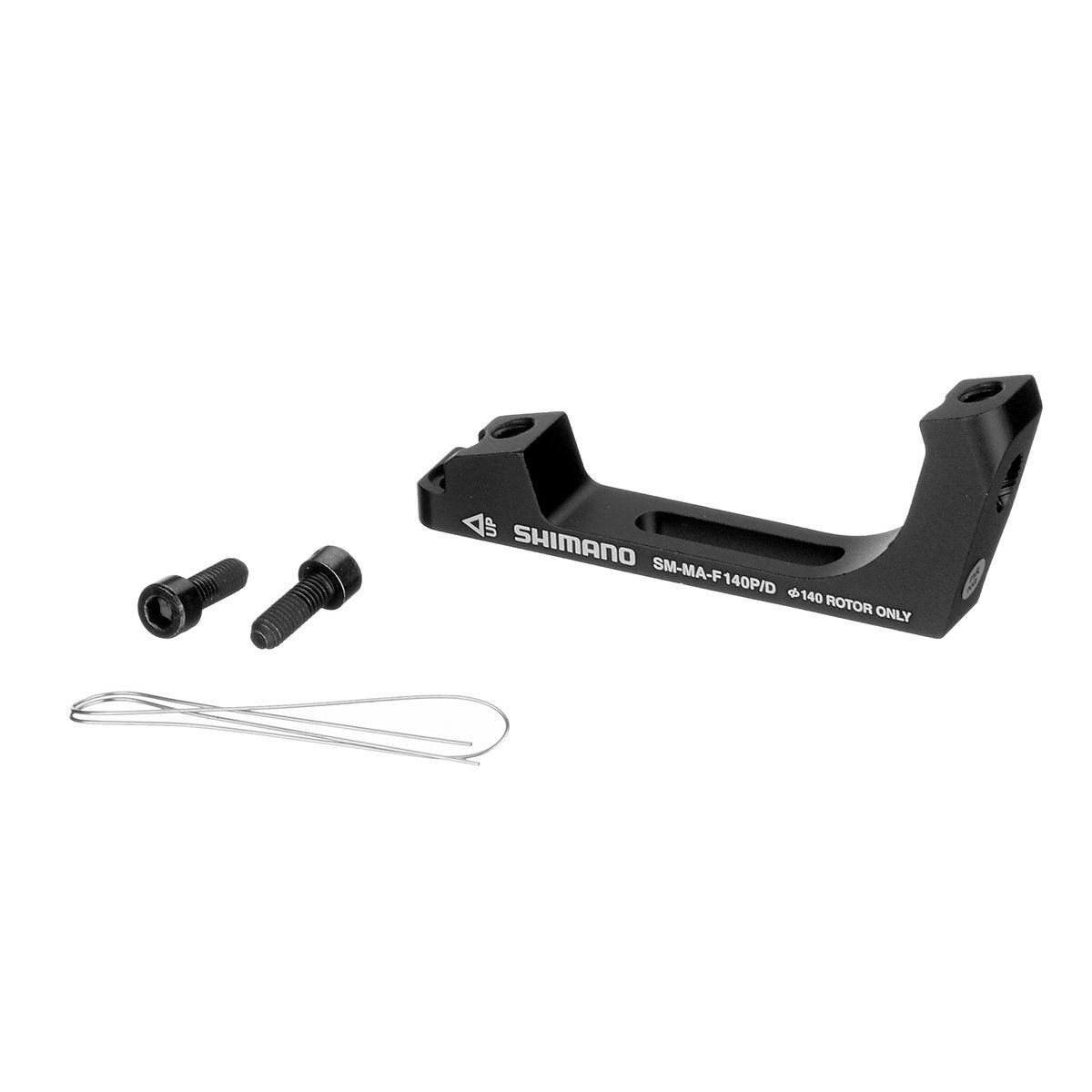 adaptor etrier fata shimano post flat 140 mm negru ismmaf140pda 1