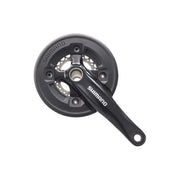Angrenaj pedalier Shimano Deore FC-M545, 9 vit, Hollowtech II, brate 170mm, 22/36T, negru