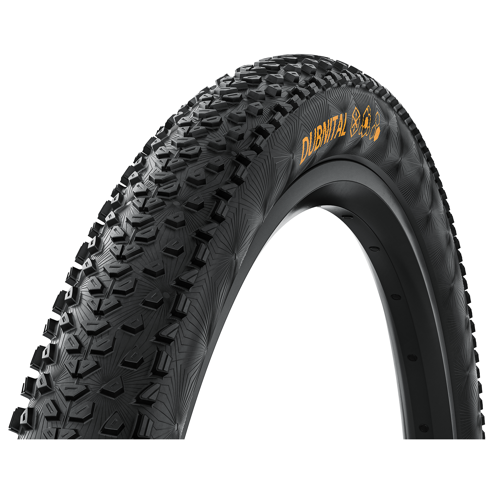 Anvelopa pliabila Continental Dubnital Trail Rapid 55-584 (27.5 X 2.20) Rapid comp, Tubeless Ready, black/black
