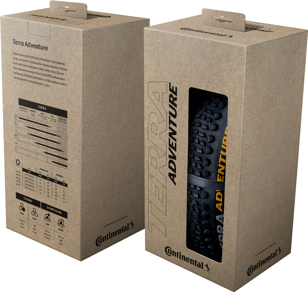 Anvelopa pliabila Continental Terra Adventure Trail Grip 50-622 (700x80c) neagra OEM