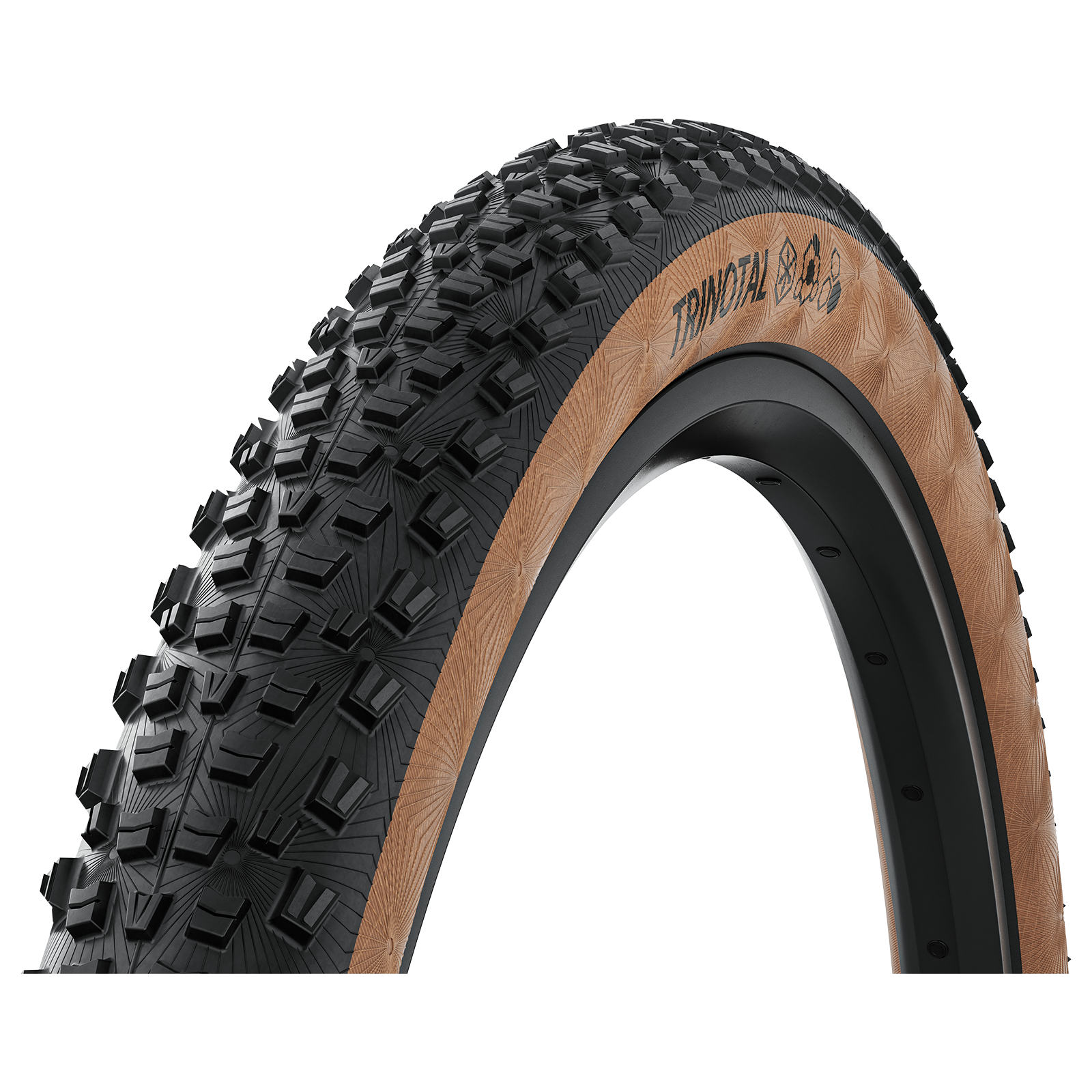 Anvelopa pliabila Continental Trinotal Trail Grip 60-622 (29 X 2.40) Grip comp, Tubeless Ready, black/transparent