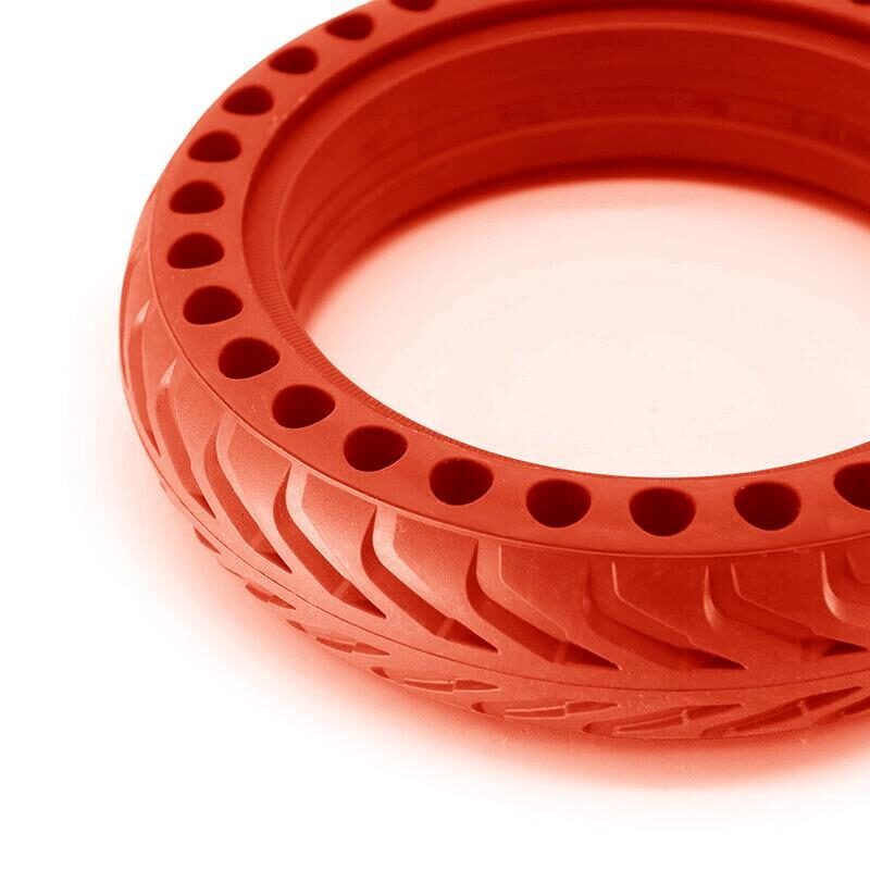 anvelopa plina perforata trotineta 852 pentru xiaomi rosie 3